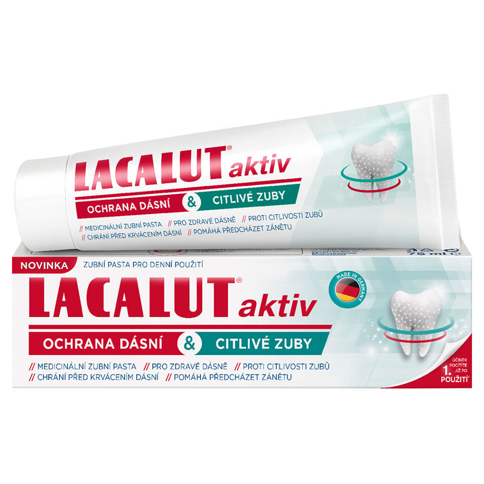 LACALUT Aktiv Ochrana ďasien  Citlivé zuby 75 ml