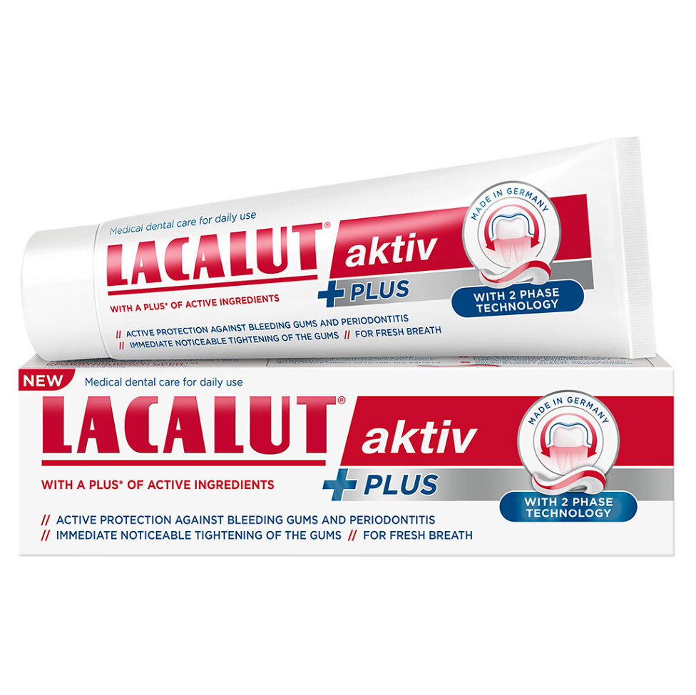 LACALUT Aktiv Plus zubná pasta 75 ml