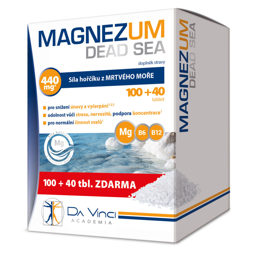 DA VINCI ACADEMIA Magnezum Dead Sea 100  40 tabliet ZADARMO