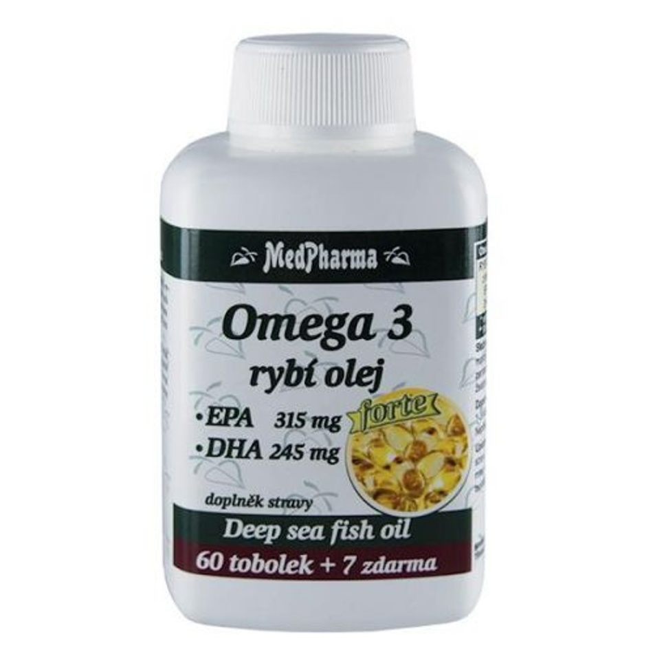MEDPHARMA Omega 3 rybí olej forte 67 kapsúl