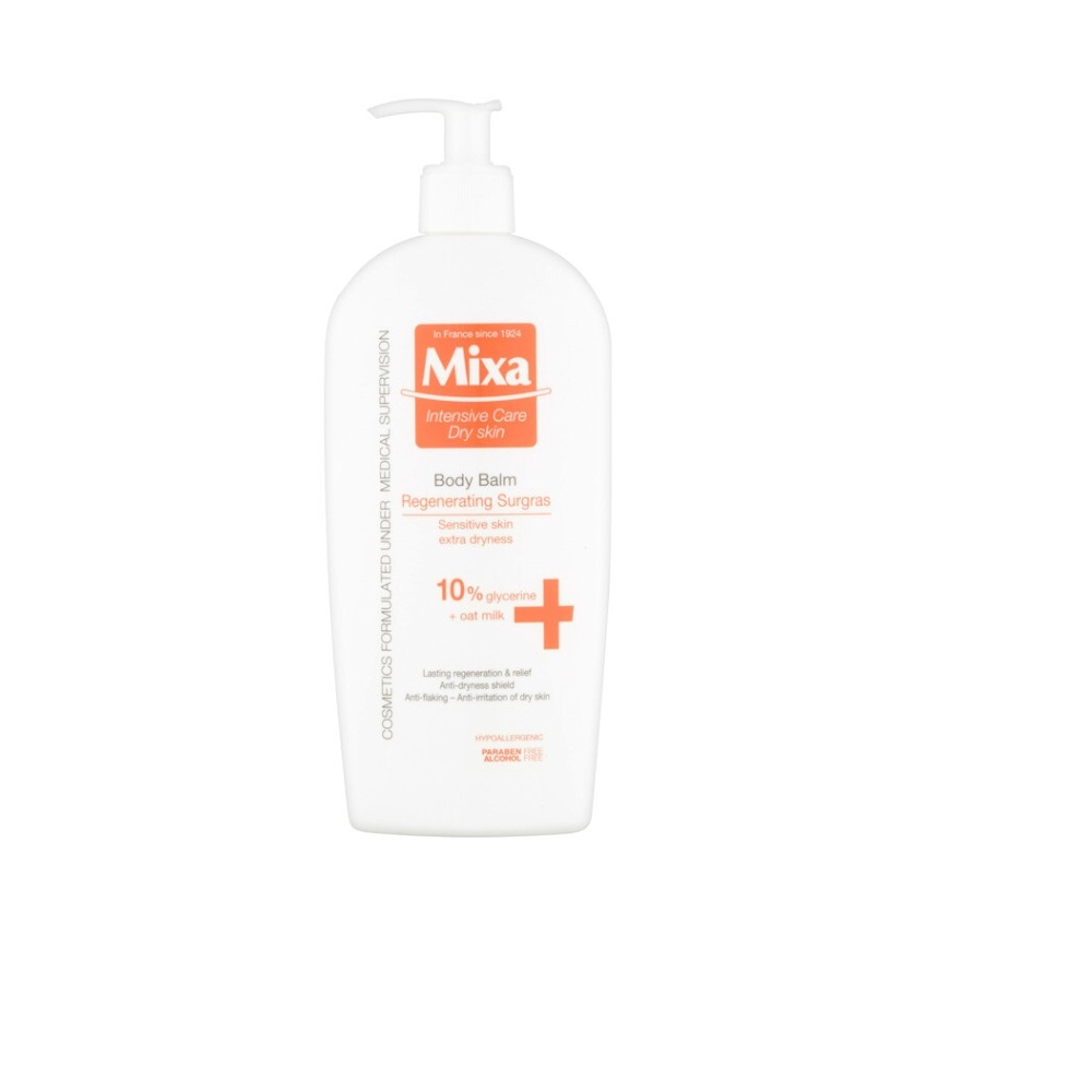 MIXA Body telové mlieko regeneračné premasťujúce 400 ml