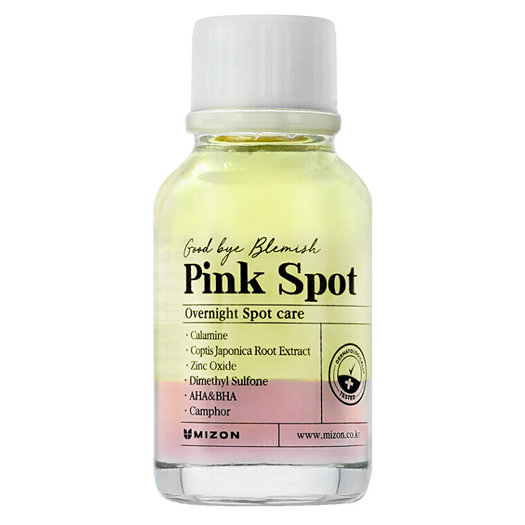 MIZON Nočné sérum s púdrom proti akné Pink Spot Good Bye Blemish 19 ml