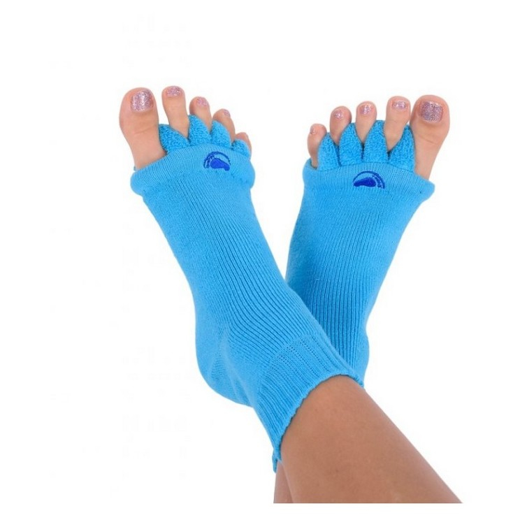 HAPPY FEET Adjustačné ponožky blue veľkosť S