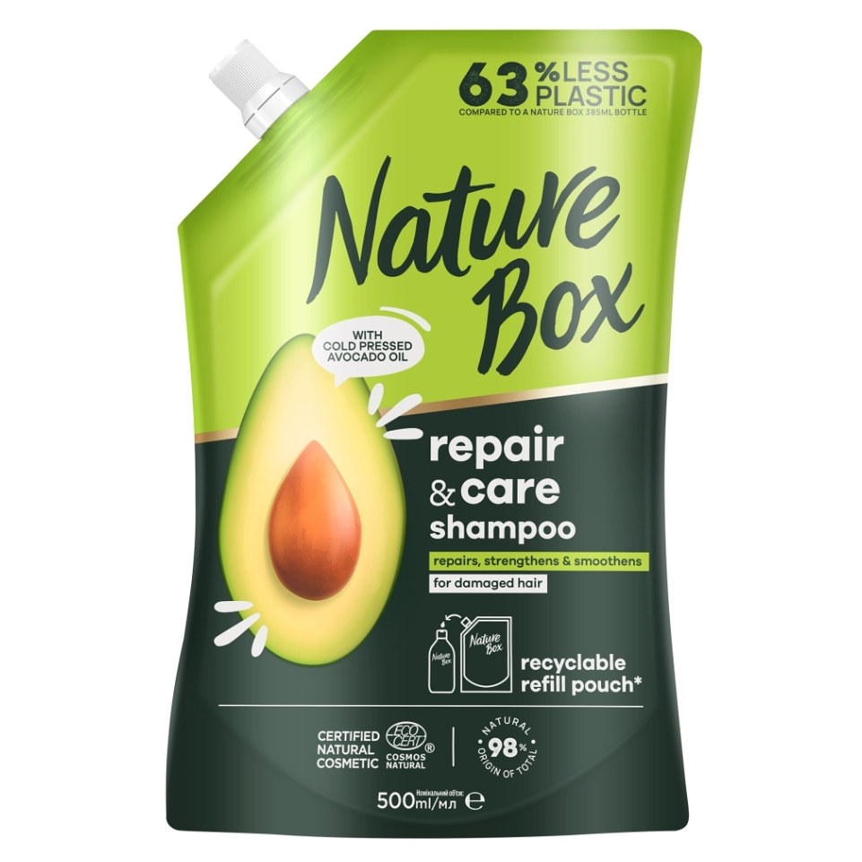 NATURE BOX Repair  Care Šampón náhradná náplň 500 ml