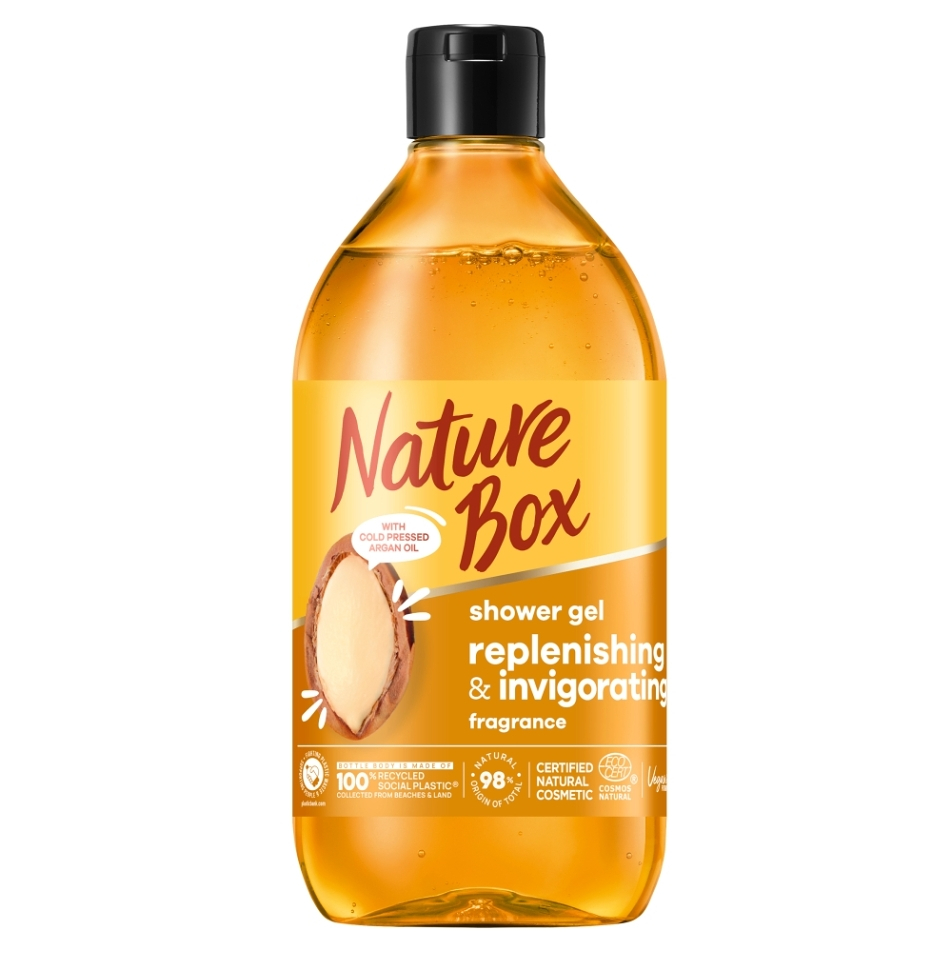 NATURE BOX Argan Oil Sprchový gél 385 ml