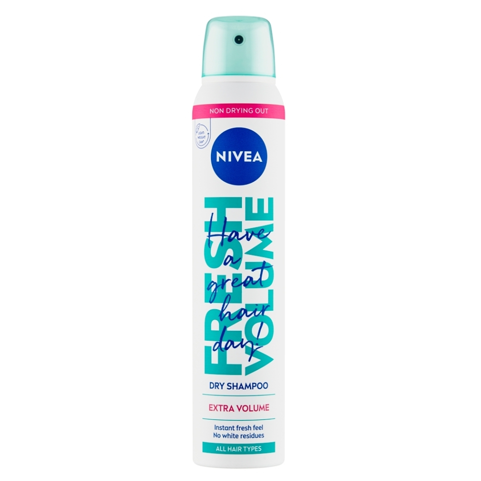 NIVEA Fresh  Extra Volume Suchý šampón pre všetky typy vlasov 200 ml