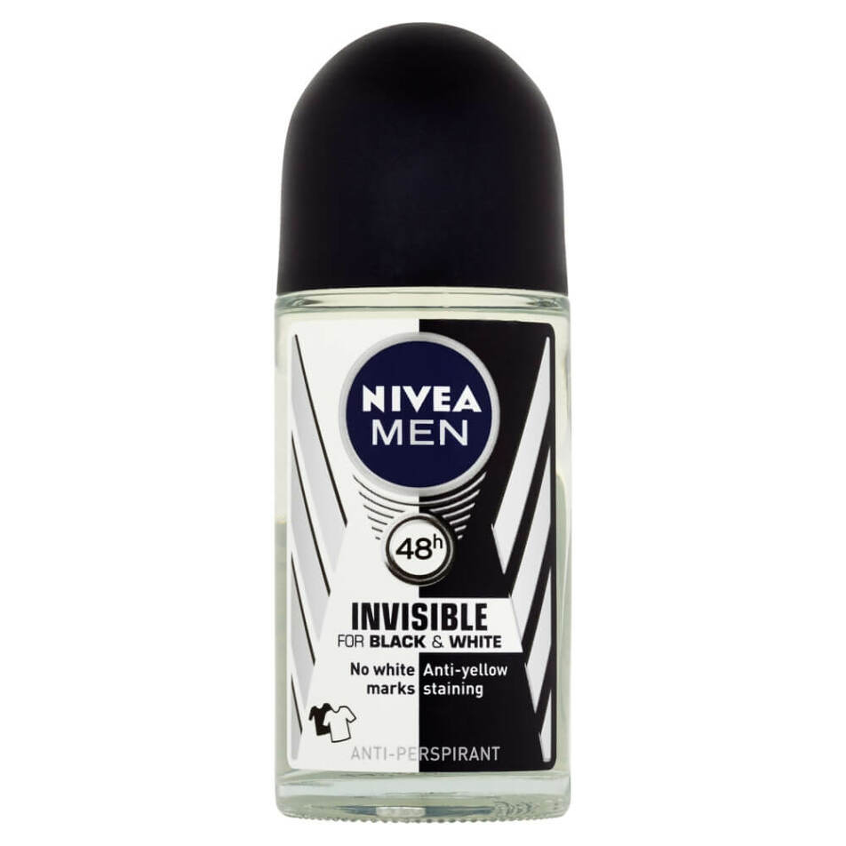 NIVEA MEN Deo roll-on Invisible for Black  White Power 50 ml