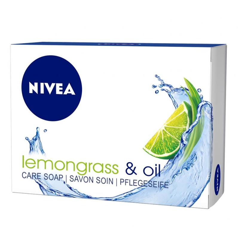 NIVEA Krémové tuhé mydlo lemongrass amp; oil 100 g