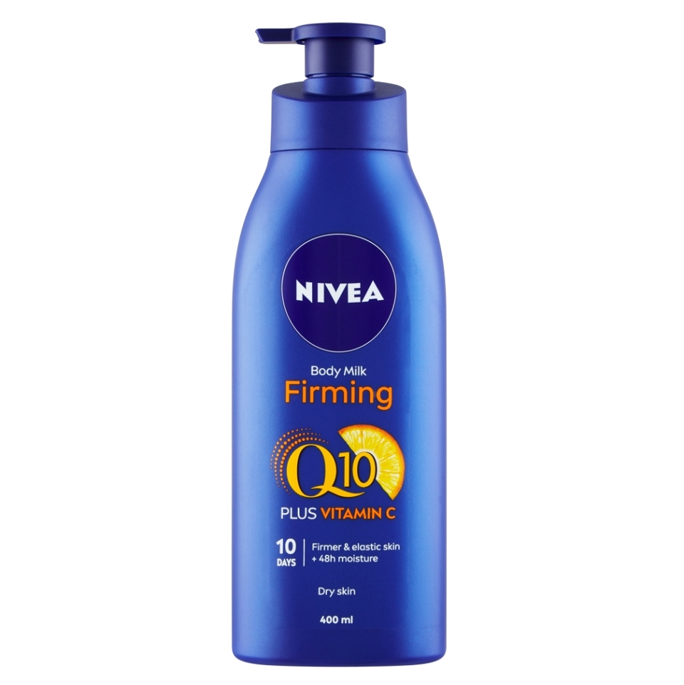 NIVEA Q10 Plus Vitamín C Výživné spevňujúce telové mlieko 400 ml