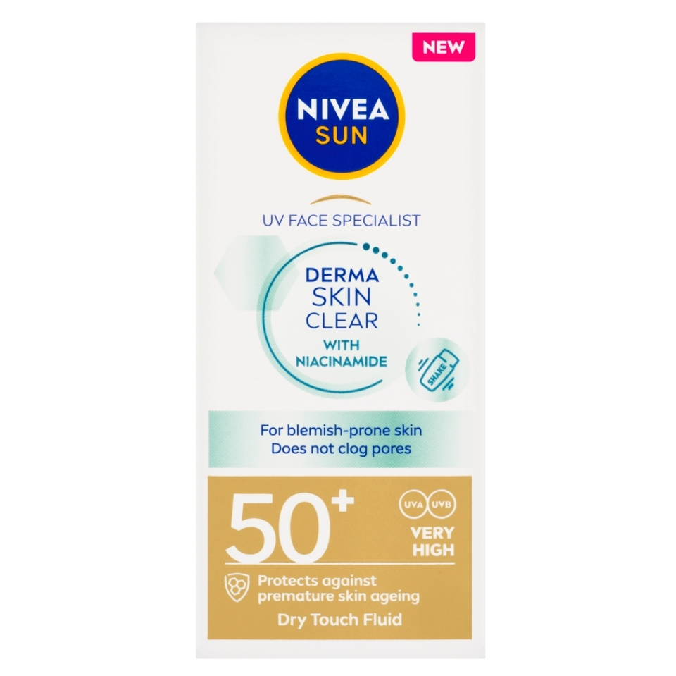 NIVEA Sun Pleťový krém Specialist Derma Skin Clear OF 50 40 ml