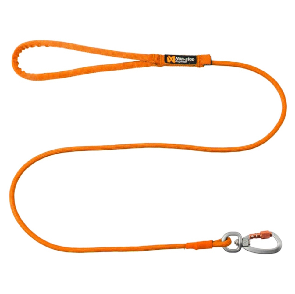 NON-STOP Dogwear Trekking rope leash oranžová 1.2 m, Hrúbka vodítka (mm): 6