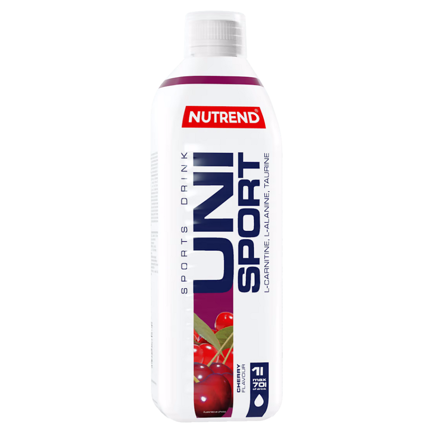 NUTREND Unisport hypotonický športový nápoj cherry 1000 ml