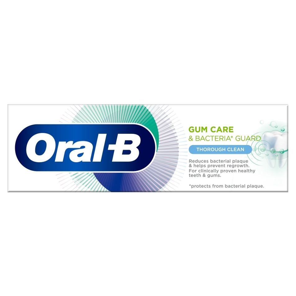 ORAL-B Gum Care  Bacteria Guard Thorough Clean Zubná pasta 75 ml