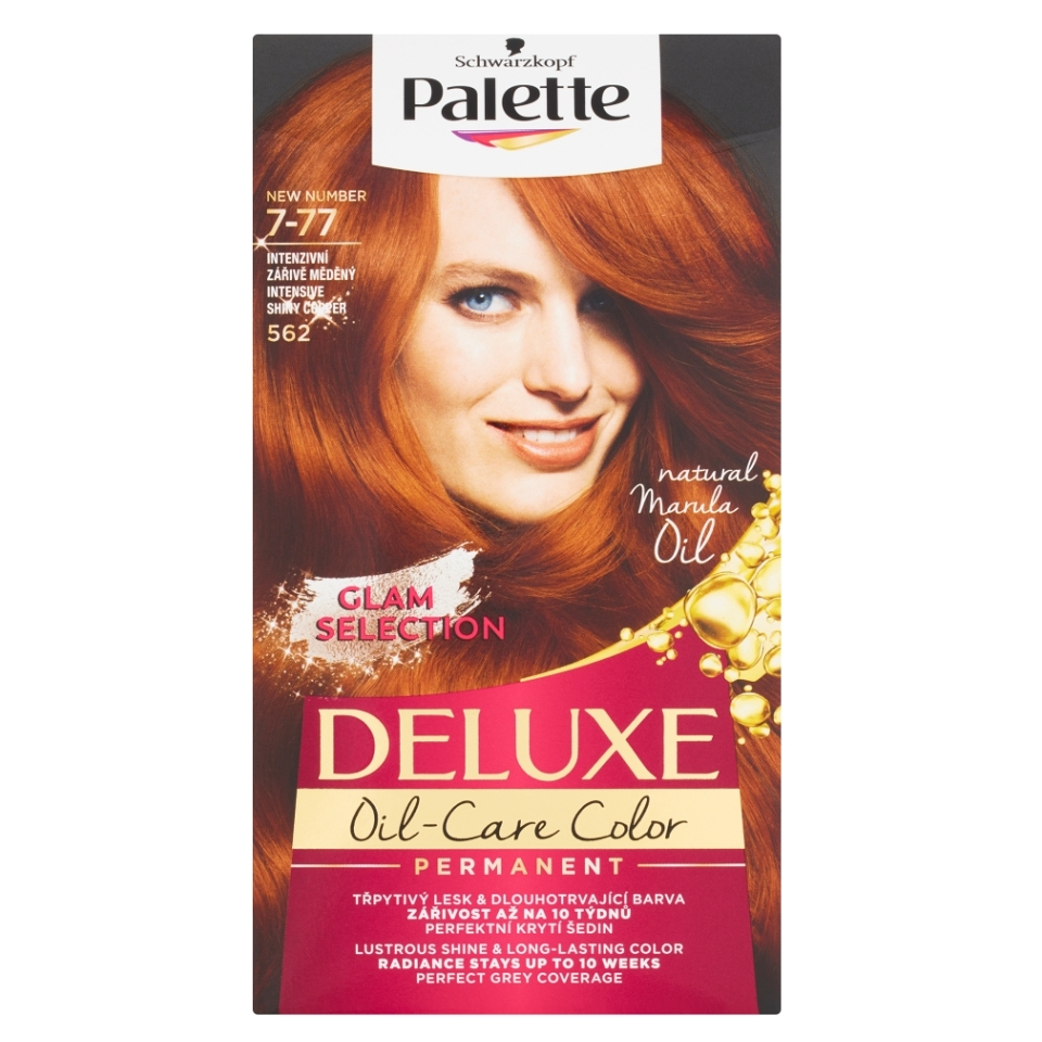 PALETTE Deluxe Farba na vlasy 7-77 (562) Intenzívny žiarivo medený