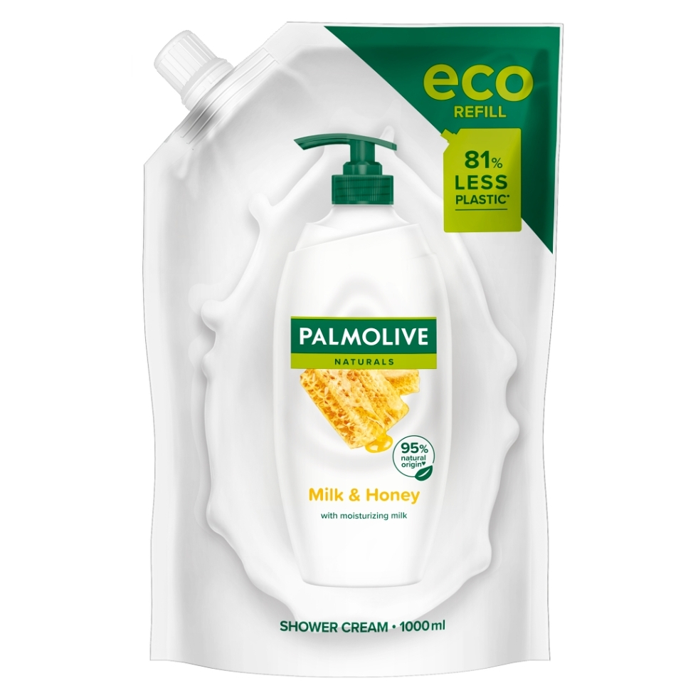 PALMOLIVE Naturals Milk  Honey sprchový gél náhradná náplň 1000 ml