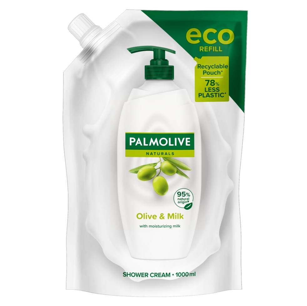 PALMOLIVE Naturals Olive  Milk sprchový gél náhradná náplň 1000 ml