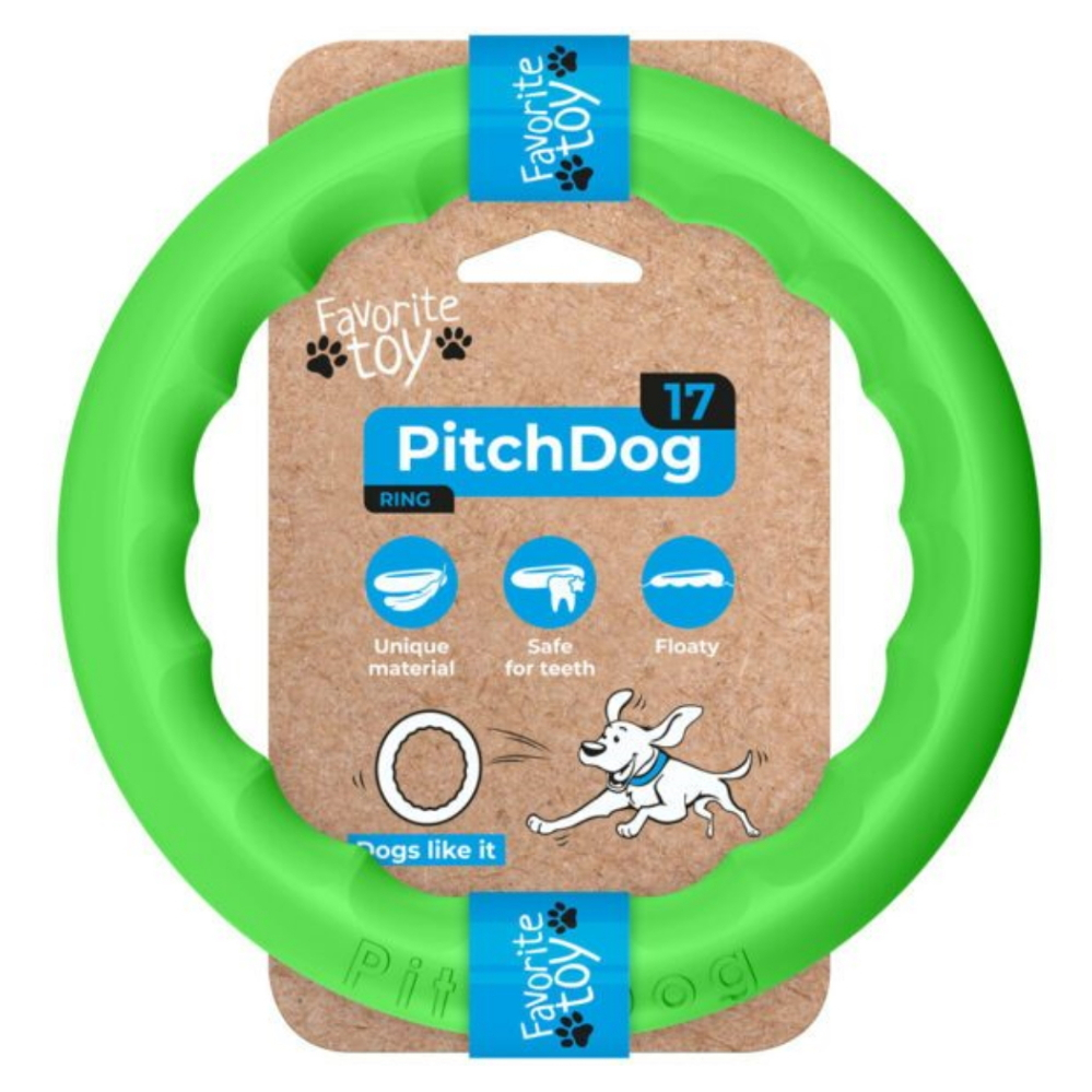 PITCHDOG Ring penový kruh pre psov zelený 1 ks, Veľkosť: 28
