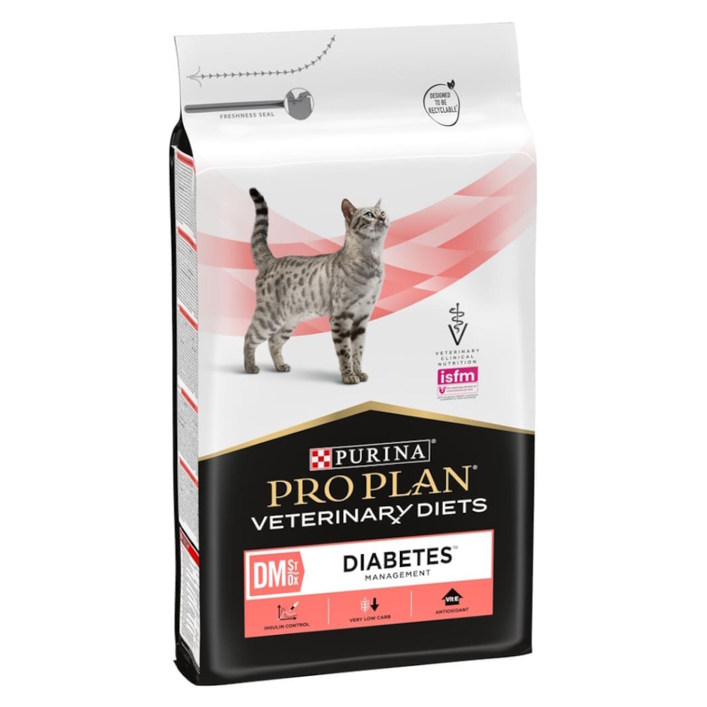 PURINA PRO PLAN Vet Diets DM StOx Diabetes Management granule pre mačky 1,5 kg