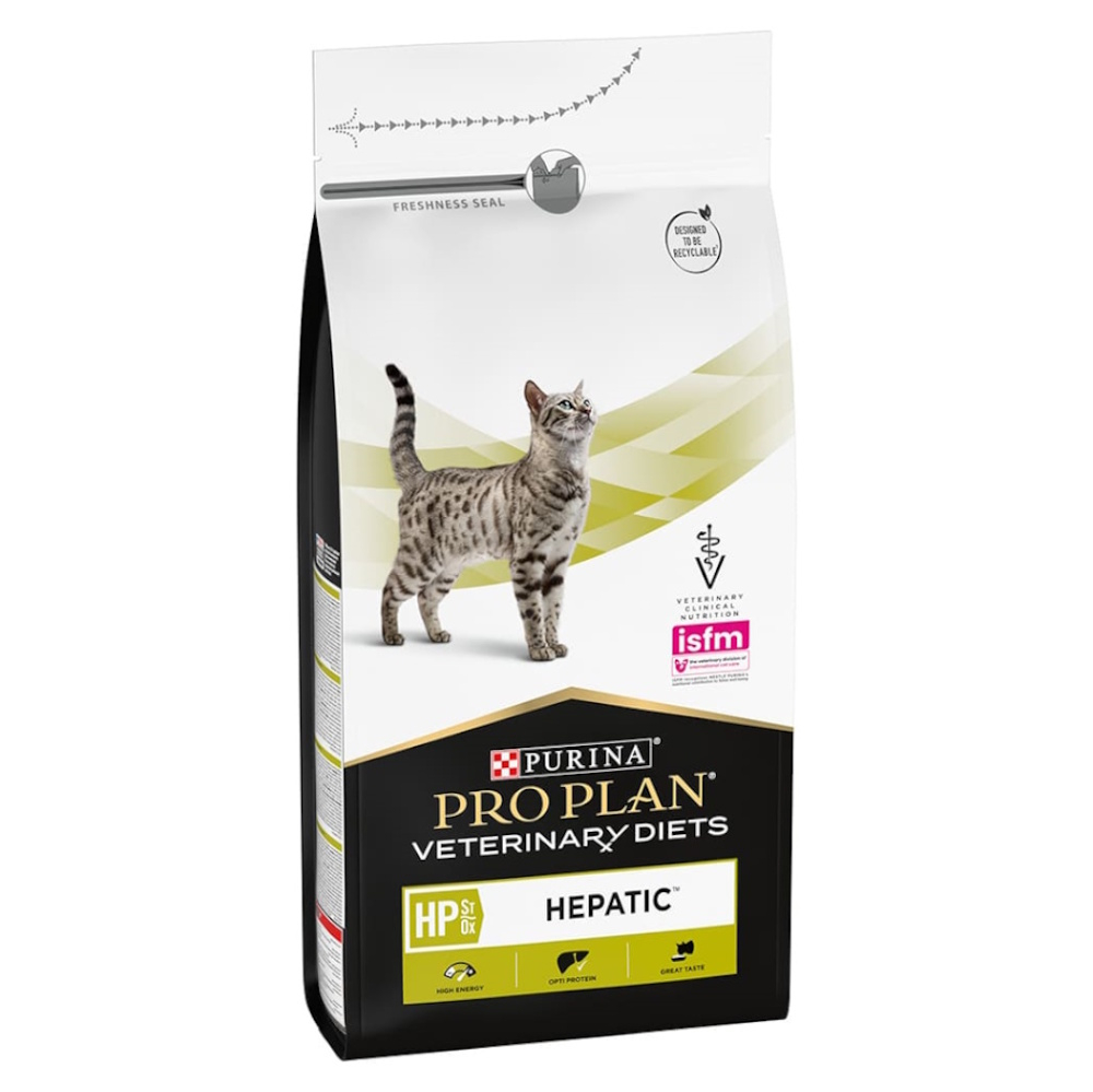 PURINA PRO PLAN Vet Diets HP StOx Hepatic granule pre mačky 1,5 kg