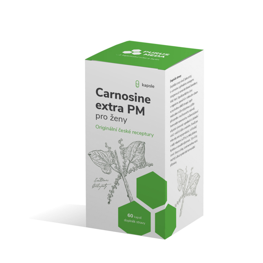 PURUS MEDA Carnosine extra pre ženy 60 kapsúl