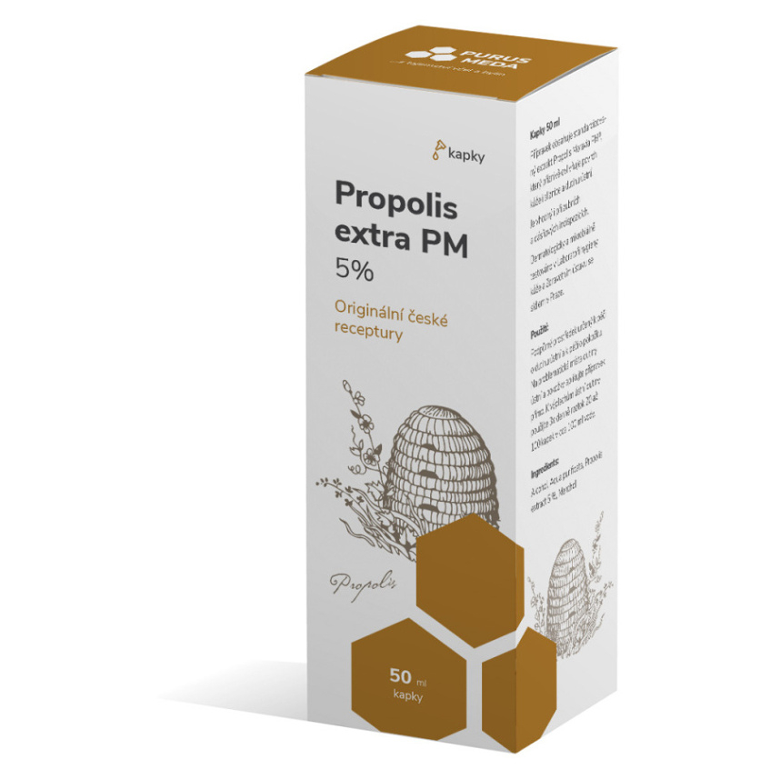 PURUS MEDA Propolis extra 5 percent kvapky 50 ml