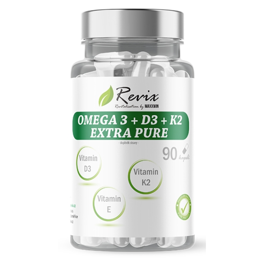 REVIX Omega 3  D3  K2 extra pure 90 kapsúl