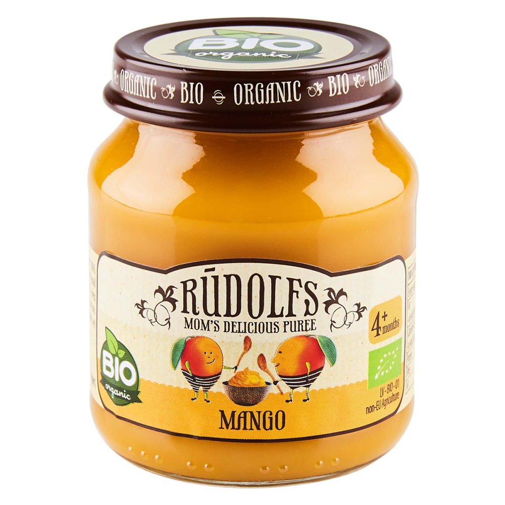 RUDOLFS Bio príkrm mango 4m 120 g