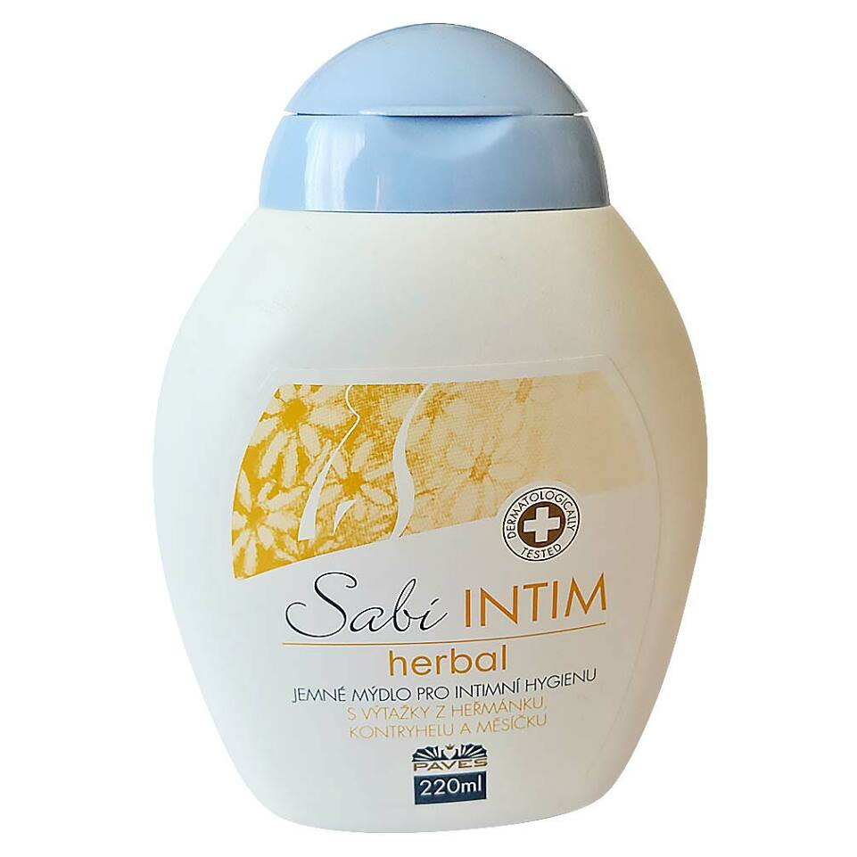 SABI intímne bylinné krémové mydlo pre ženy 220ml PAVES