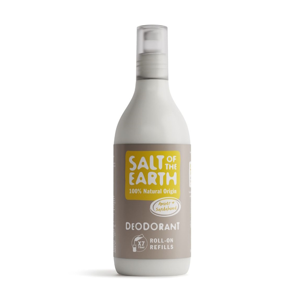 SALT OF THE EARTH NÁPLŇ Prírodný Deo Roll-on Amber  Santalwood 525 ml
