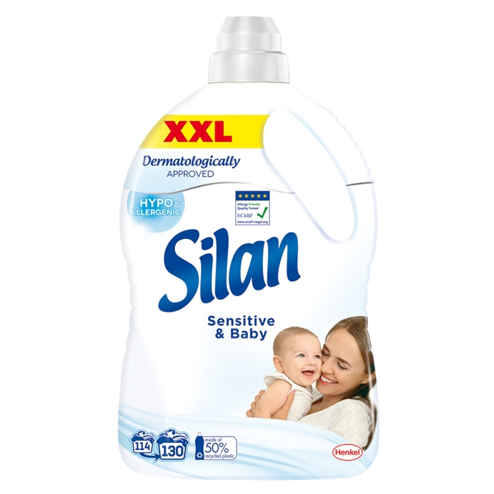 SILAN Sensitive  Baby Aviváž 130 praní 2860 ml
