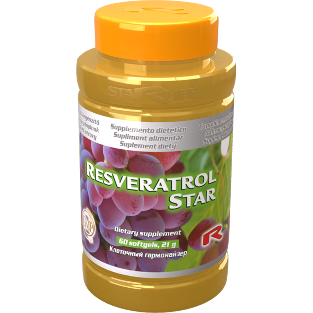 STARLIFE Resveratrol Star 60 kapsúl