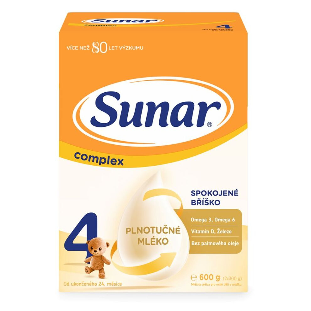 SUNAR Complex 4 Pokračovacie batoľacie mlieko od 24 mesiacov 600 g