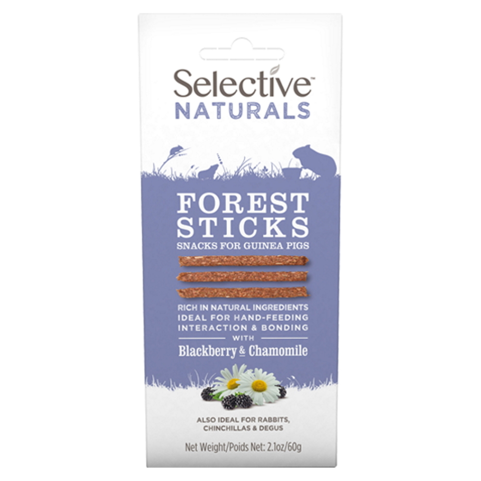 SUPREME Selective naturals snack forest sticks černice a harmanček 60 g