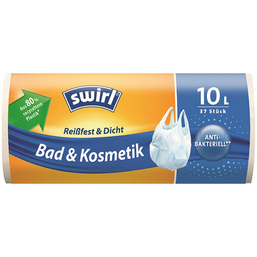SWIRL Antibakteriálne sáčky na odpad 10 litrov 9µ 37 ks