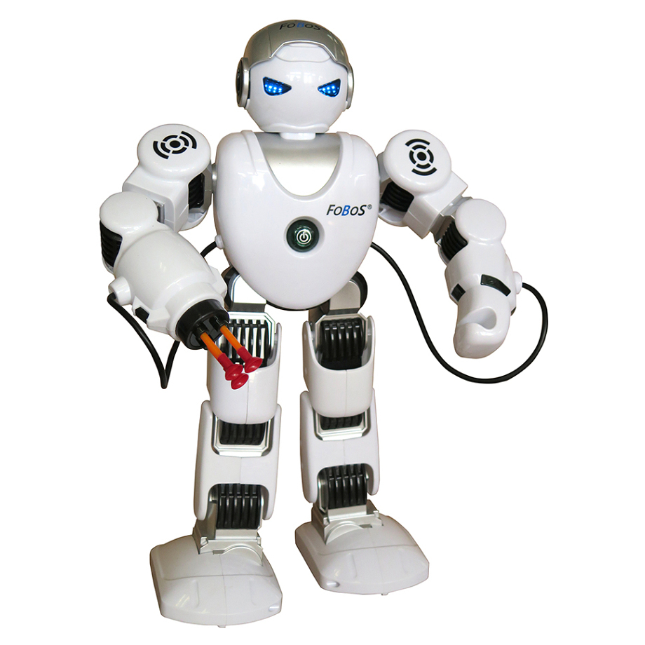 TEDDIES RC Robot Fobos interaktívny chodiaci česky hovoriaci 40 cm