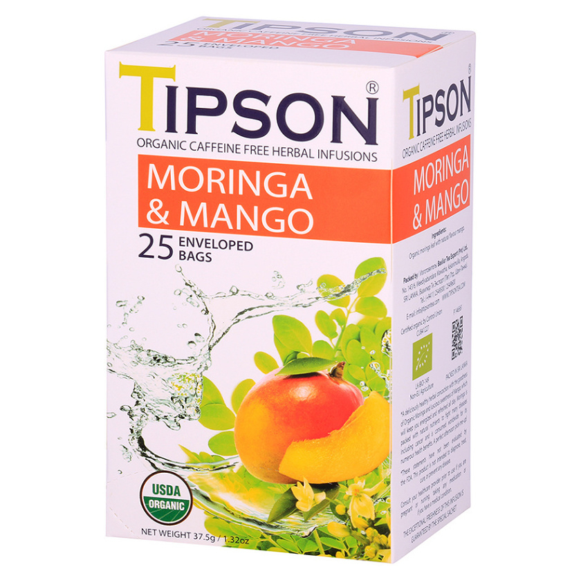 TIPSON Moringa  Mango 25 vreciek BIO