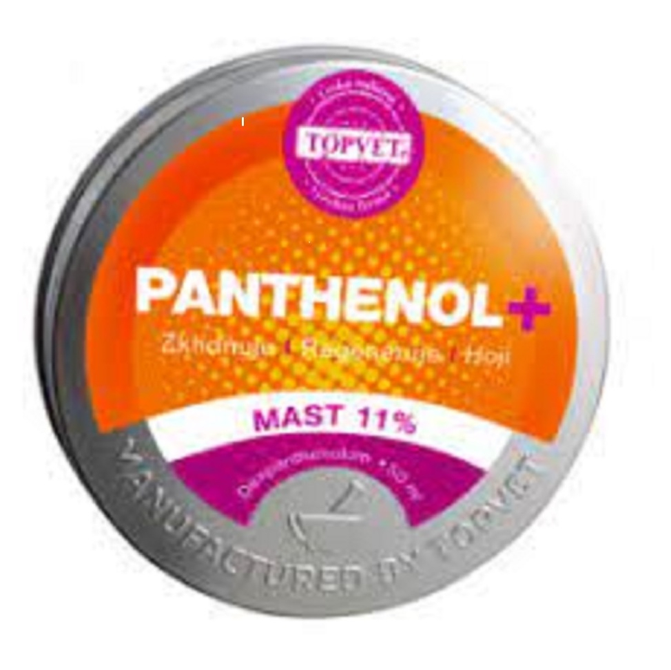 TOPVET Panthenol Masť 11 percent 50 ml