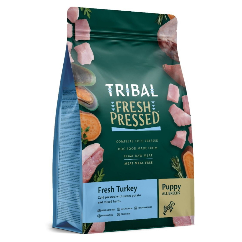 TRIBAL Fresh Pressed Turkey Puppy granule pre šteňatá 2,5 kg