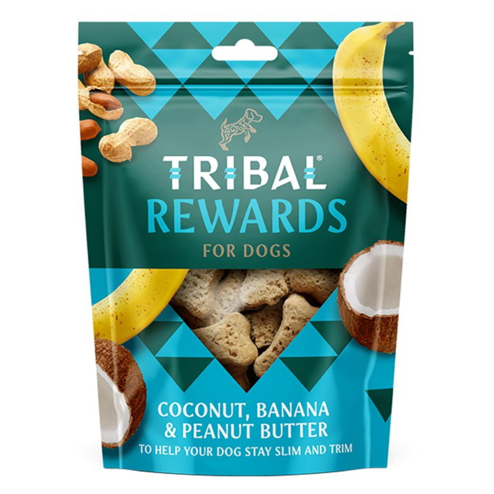 TRIBAL Rewards Coconut  Banana  Peanut butter maškrta pre psov 125 g