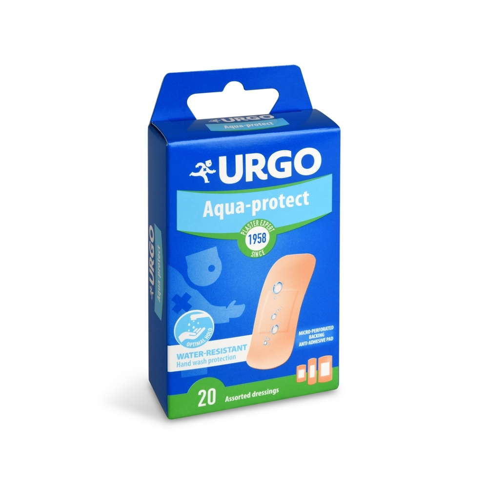 URGO AQUA PROTECT Umývateľná náplasť 20 kusov