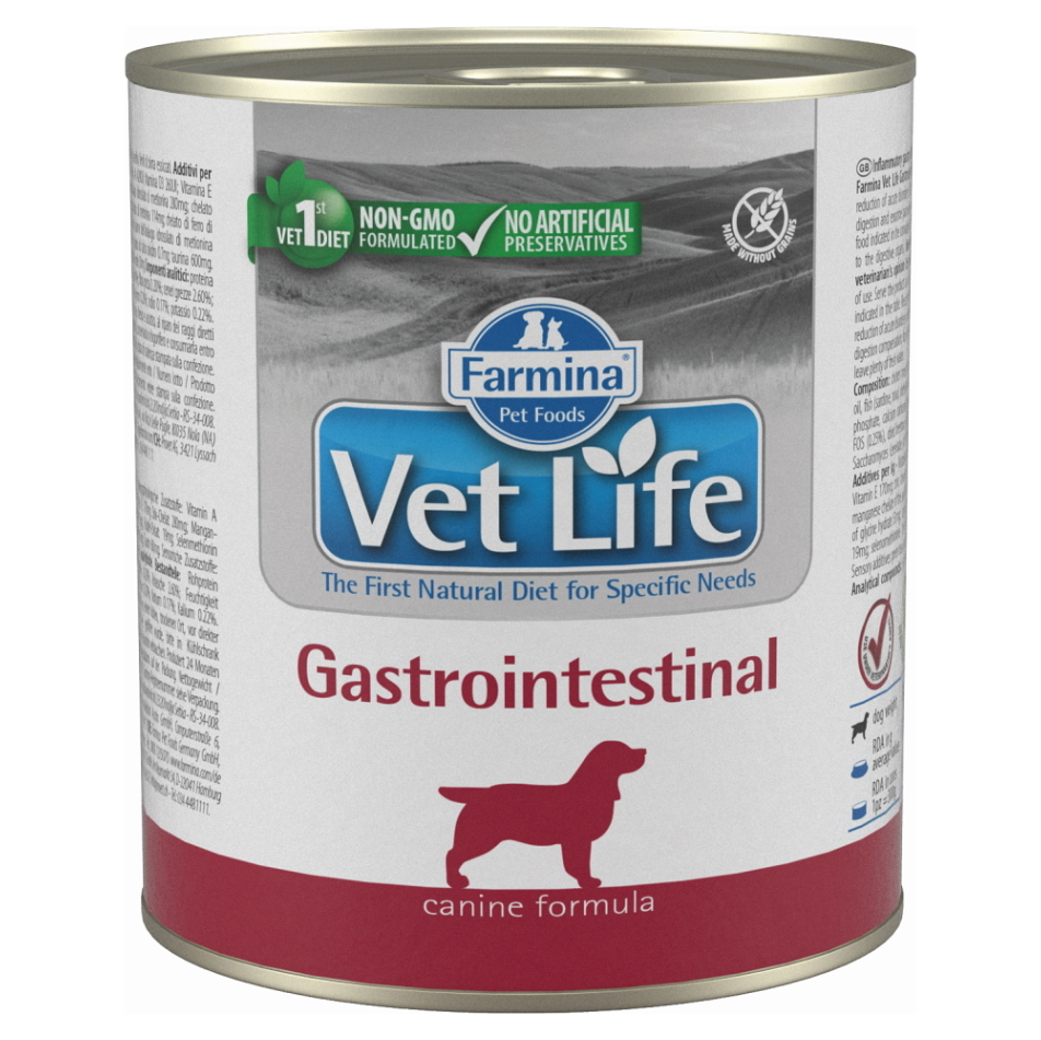 VET LIFE Natural Gastrointestinal konzerva pre psov 300 g