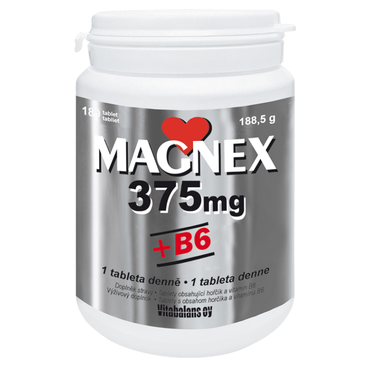 MAGNEX  375 mg  B6 180 tabliet