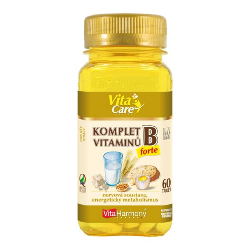 VITAHARMONY Komplet vitamínov B forte 60 tabliet