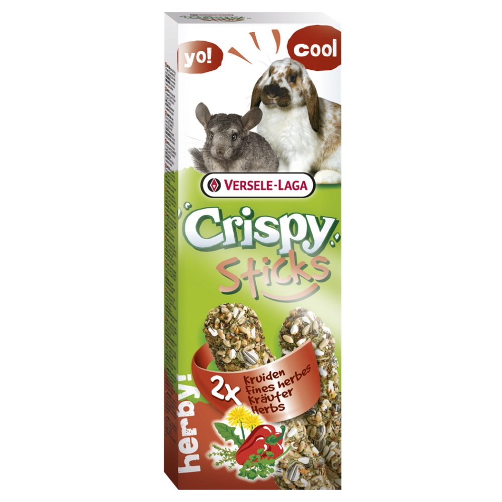VERSELE-LAGA Crispy Sticks pre králikyčinčily bylinky 110 g