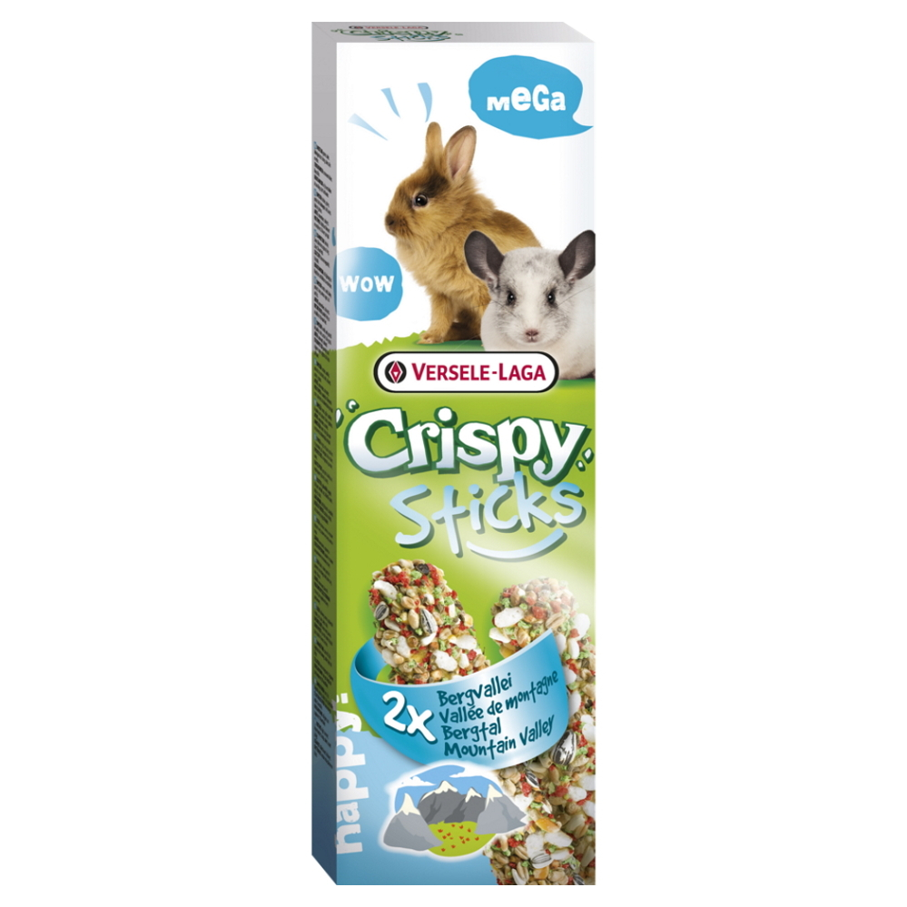 VERSELE-LAGA Crispy Sticks pre králikyčinčily byliny 2 x 70 g