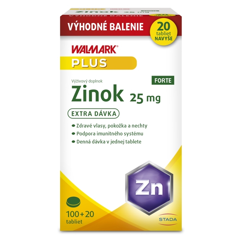 WALMARK Zinok FORTE 25 mg 10020 tabliet