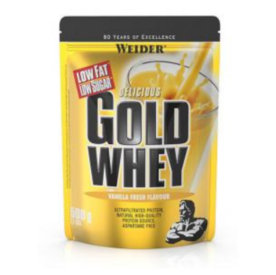 WEIDER Gold whey srvátkový proteín vanilka 500 g