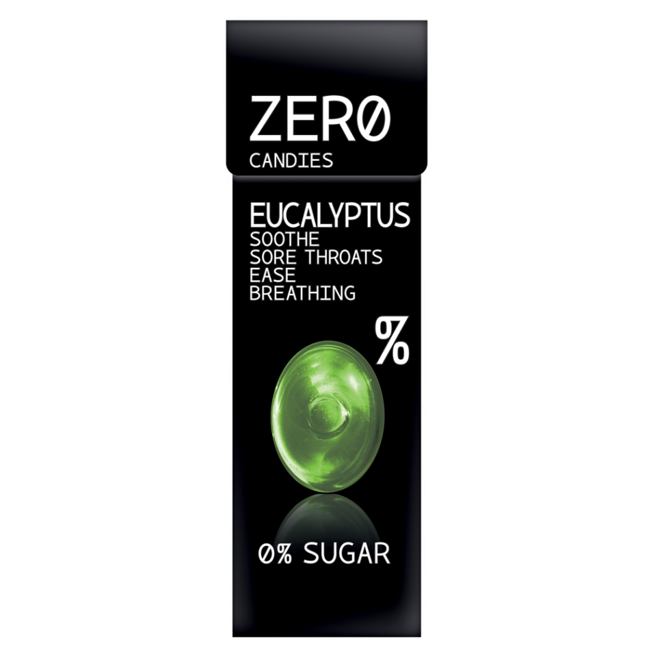 ZERO CANDIES Eucalyptus candies 0 percent mentolové cukríky 32 g